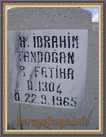 H. İBRAHİM TANDOĞAN